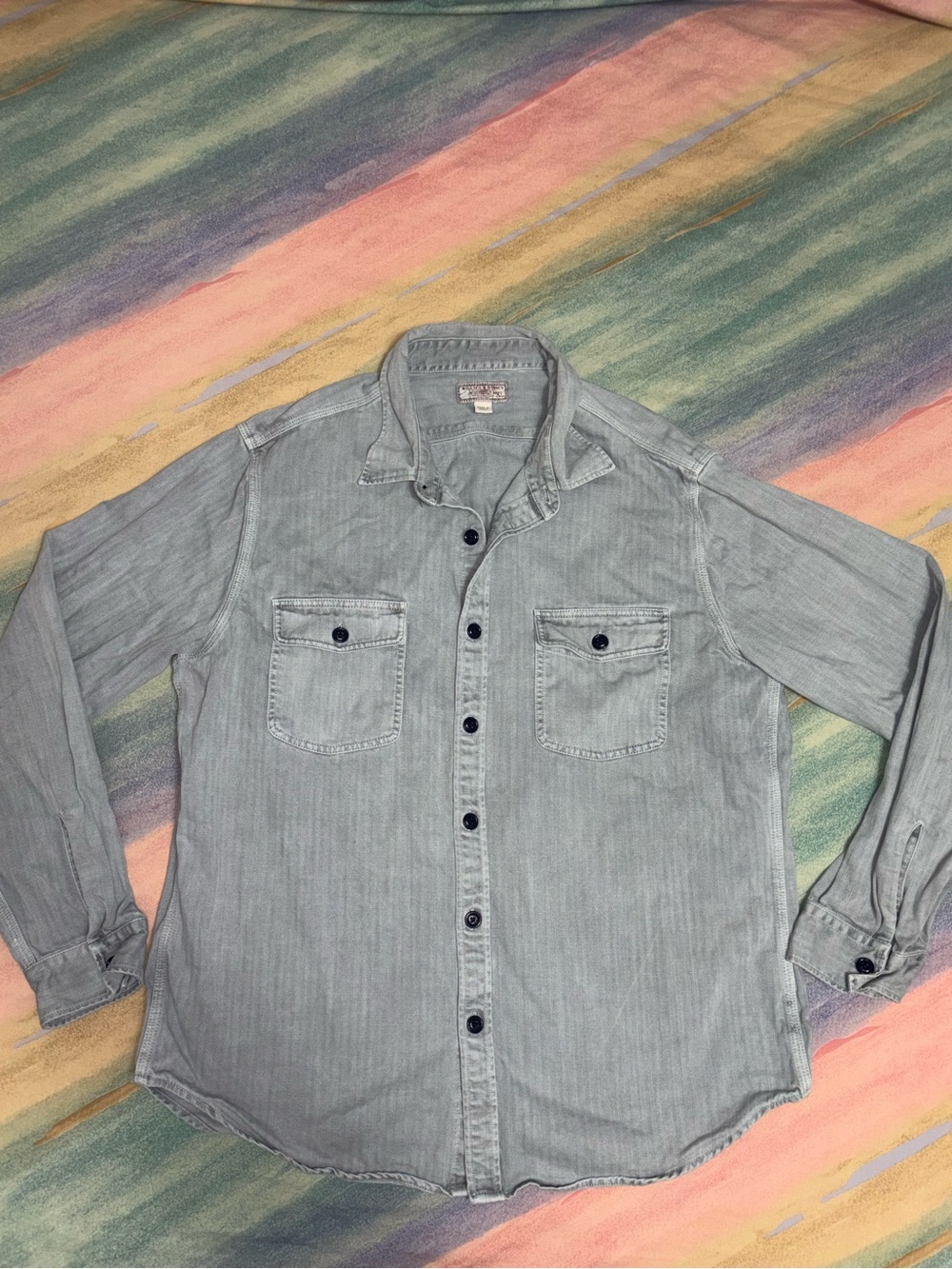 Wallace & Barnes J Crew shirt jacket  canvas size XL